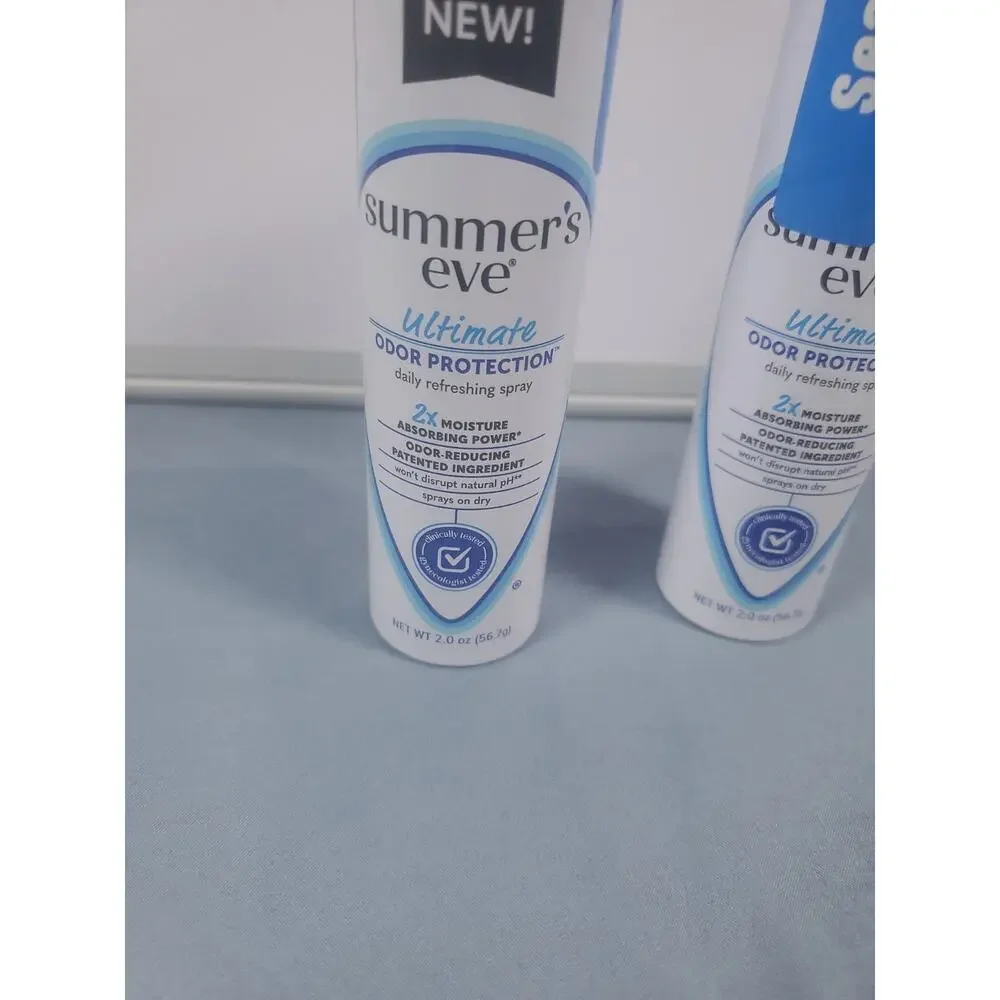 Lot of 2 Summer's Eve Ultimate Odor Protection Feminine Spray 2 oz Sealed New